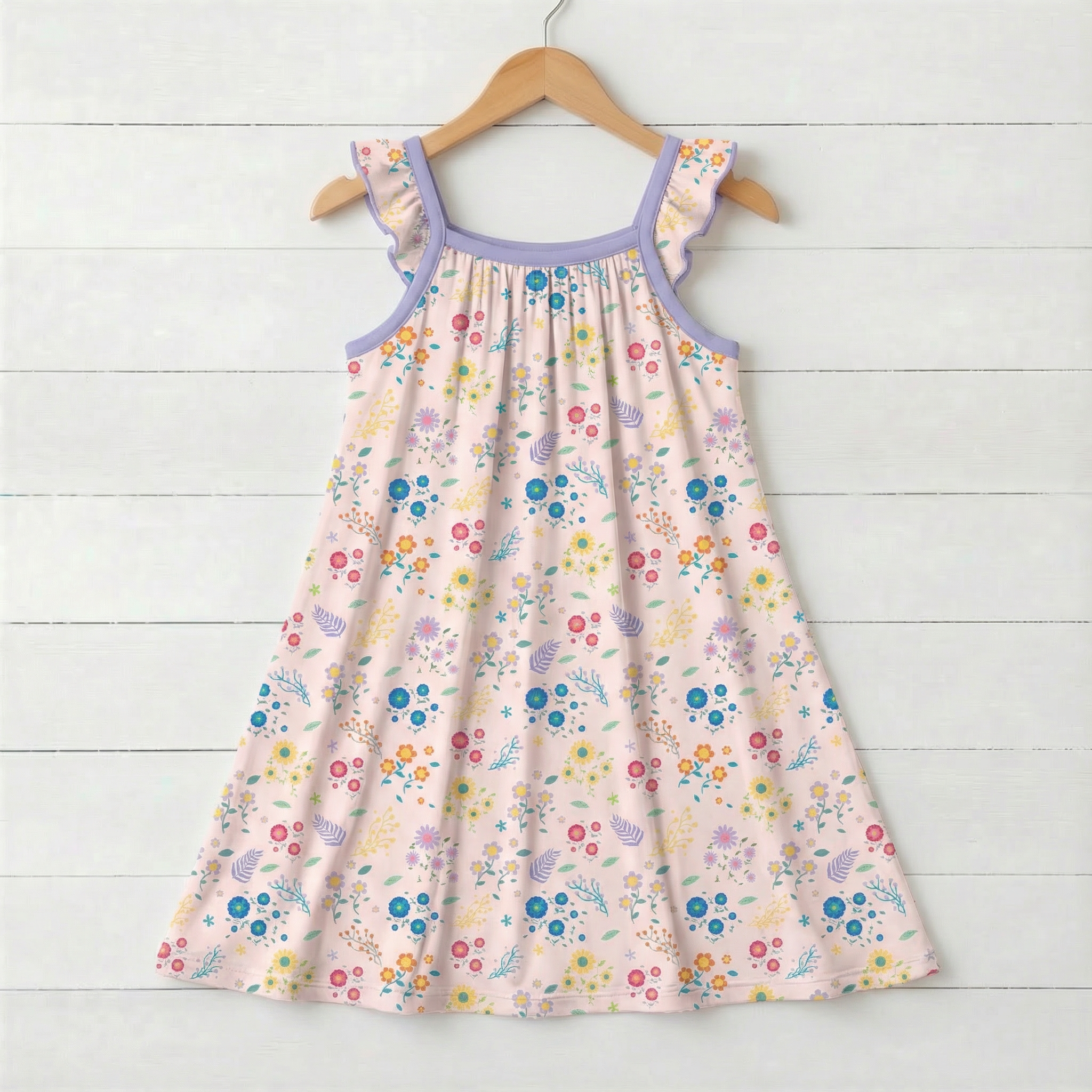 Petal Parade Flutter Sleeve Dress - Bestaroo