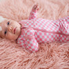 Bestaroo - Pink Checkers Footie