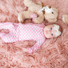 Bestaroo - Pink Checkers Footie