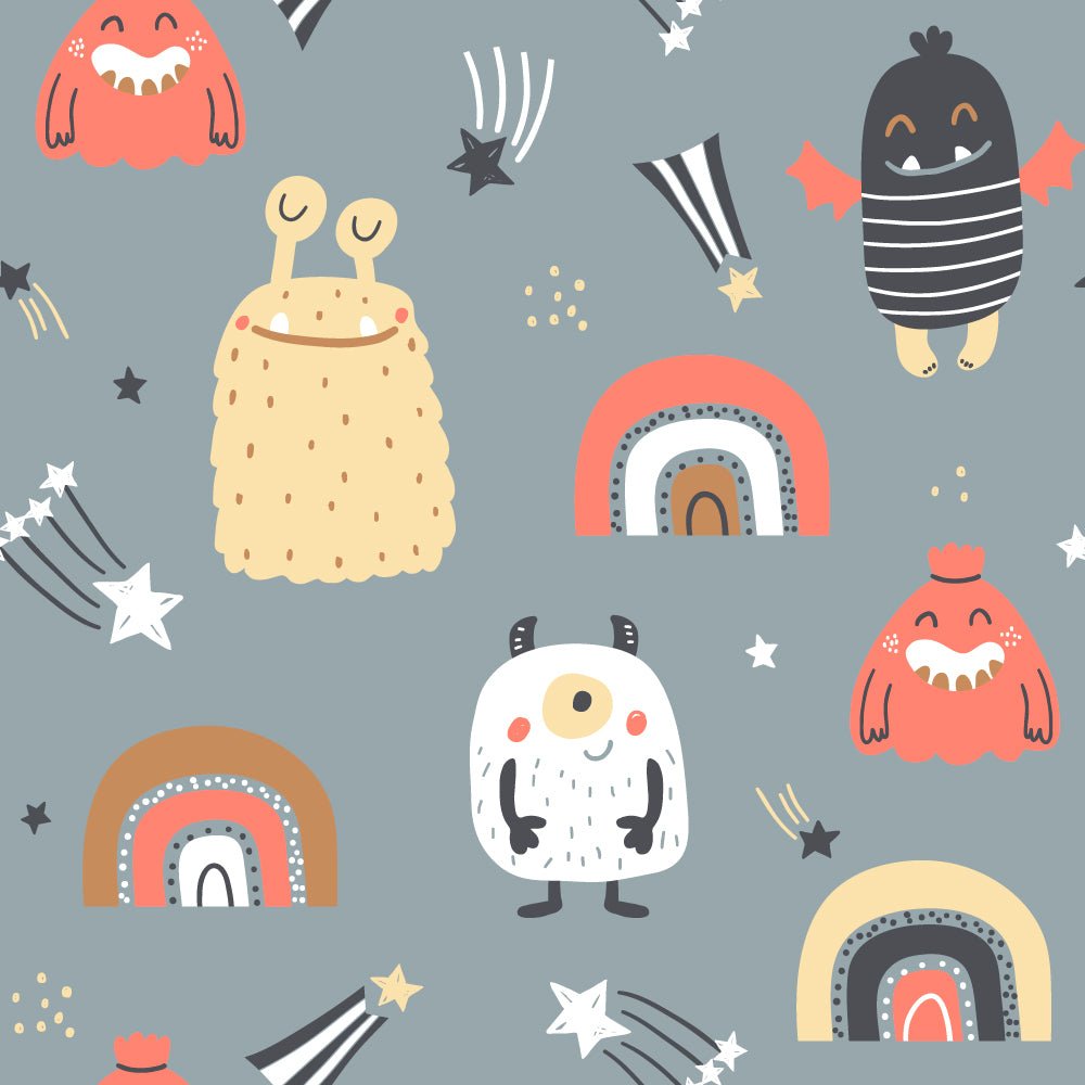Bestaroo - Bamboo - Pink Happy Monsters Swaddle