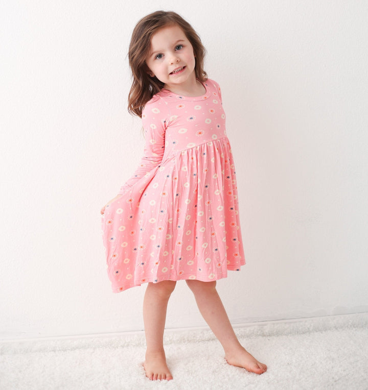 Bestaroo - Bamboo - Pink Petals L/S Dress