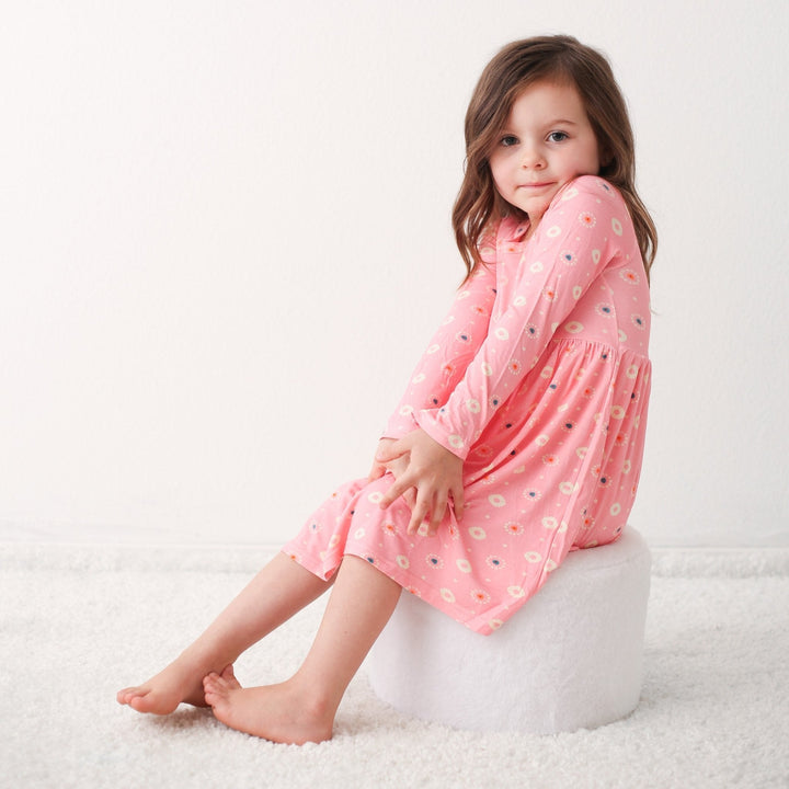 Bestaroo - Bamboo - Pink Petals L/S Dress