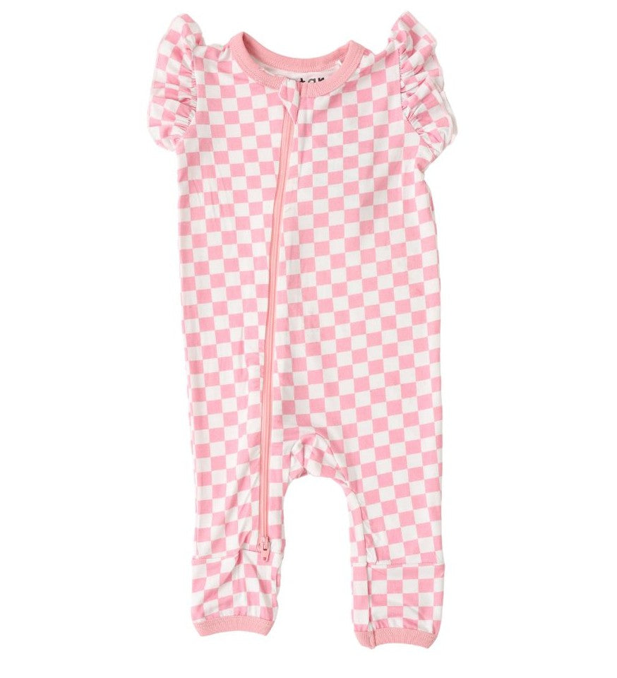 Pink Checks Coverall