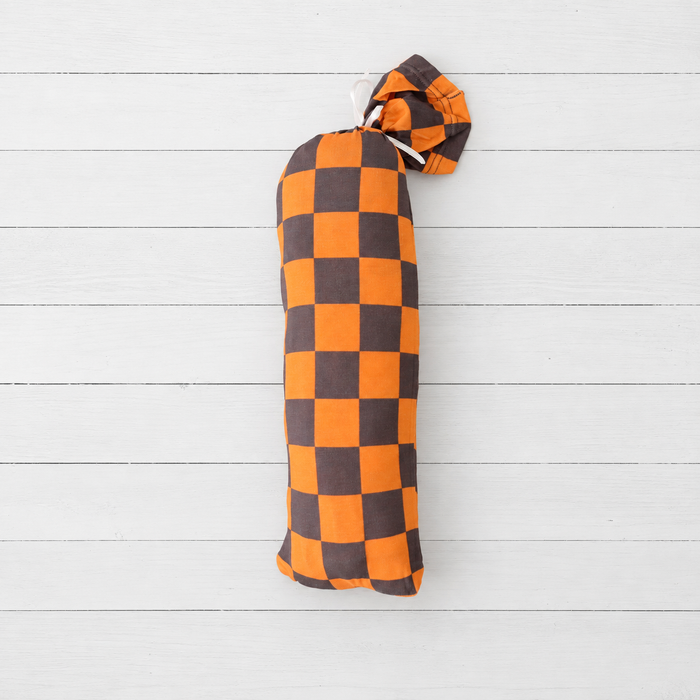 Pumpkin Plaid Swaddle