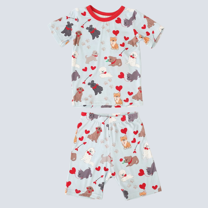 Bestaroo - Bamboo - Puppy Love Shorts PJs