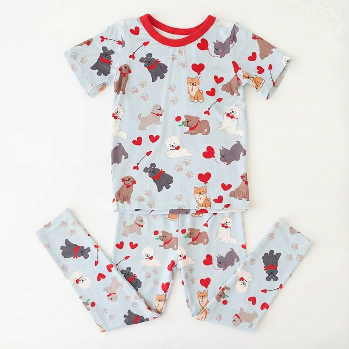 Bestaroo - Bamboo - Puppy Love S/S Pajama