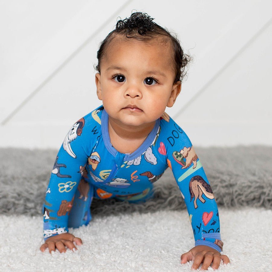 Bestaroo - Bamboo - Puppy Pals Blue Footie