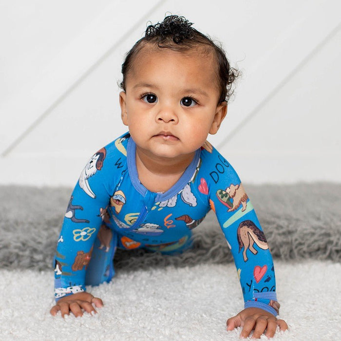 Bestaroo - Bamboo - Puppy Pals Blue Footie