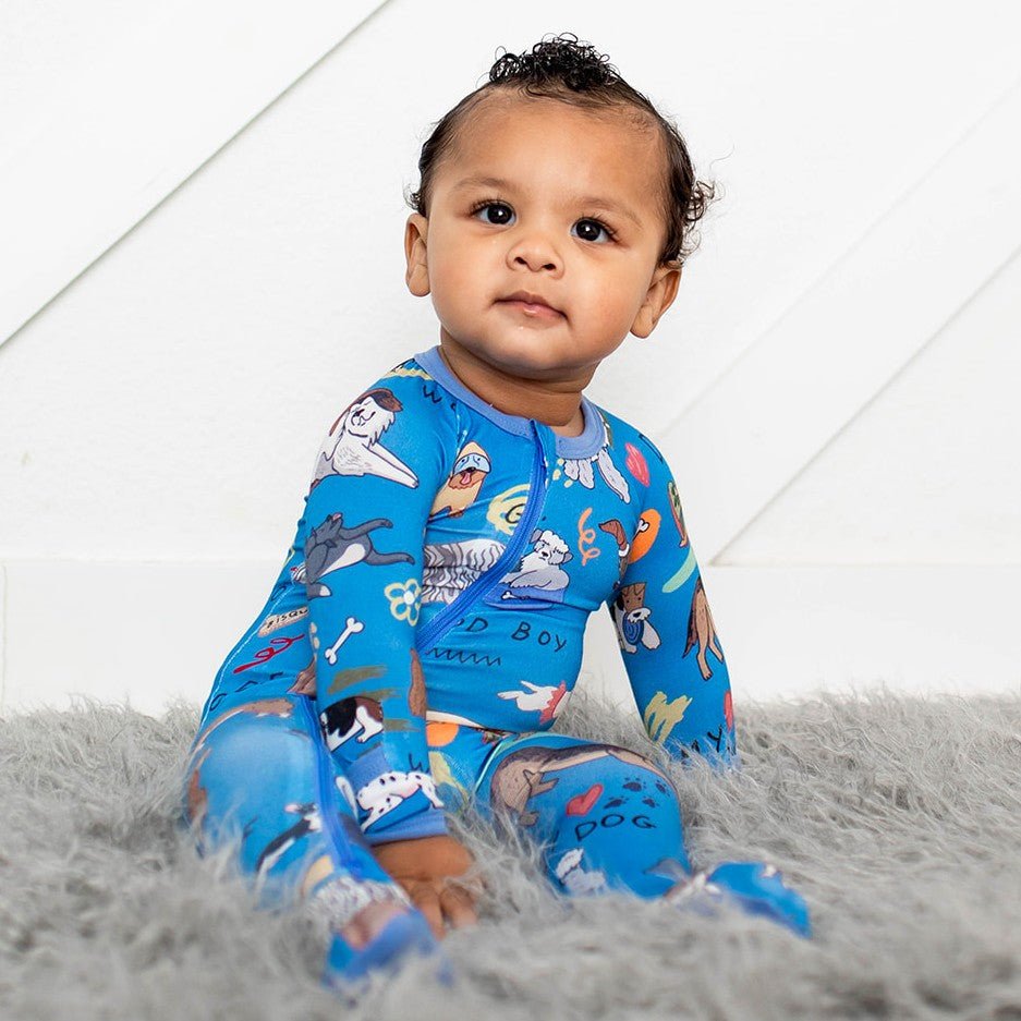 Bestaroo - Bamboo - Puppy Pals Blue Footie