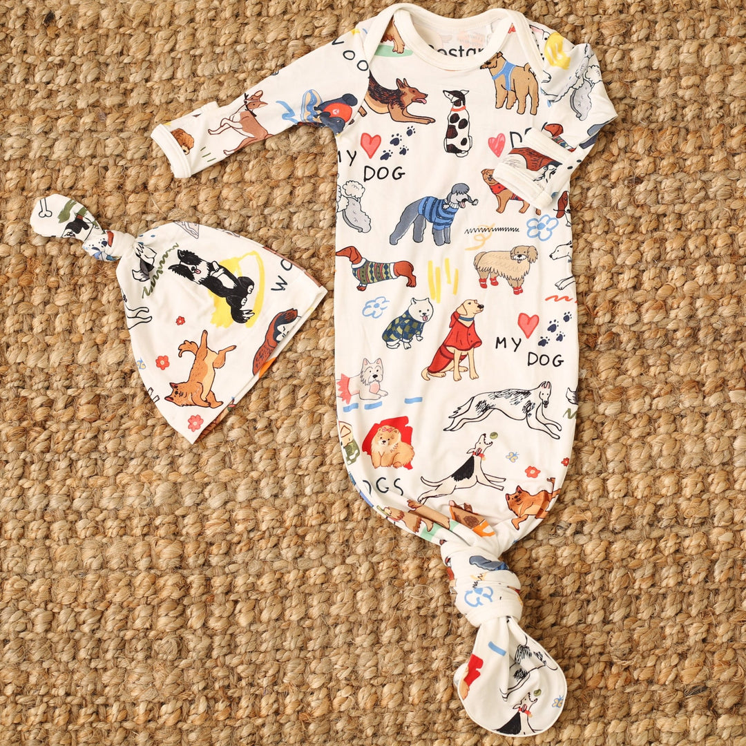 Bestaroo - Puppy Pals White Gown & Hat