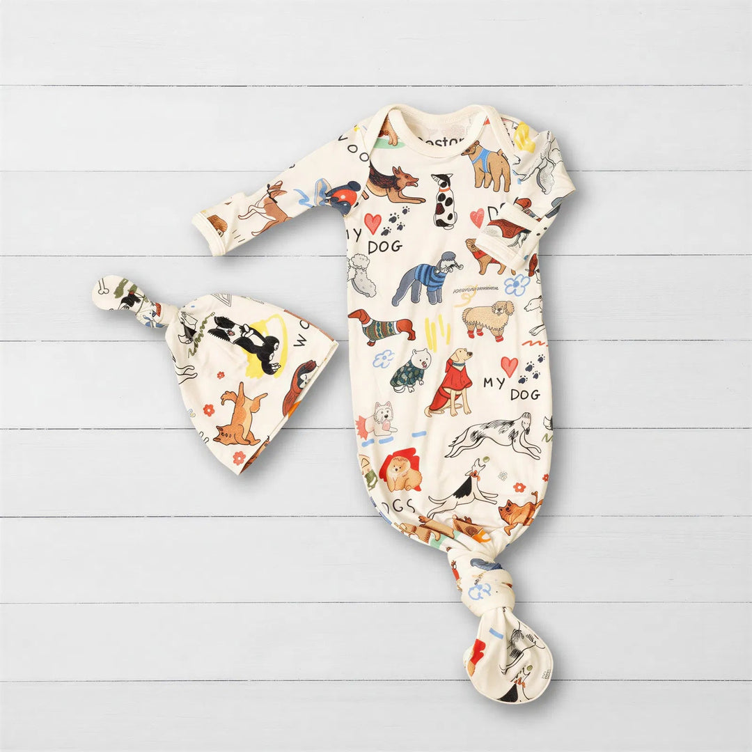 Bestaroo - Bamboo - Puppy Pals White Gown & Hat