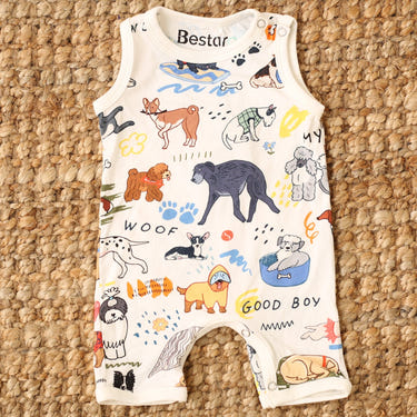 Bestaroo - Puppy Pals White Shortall