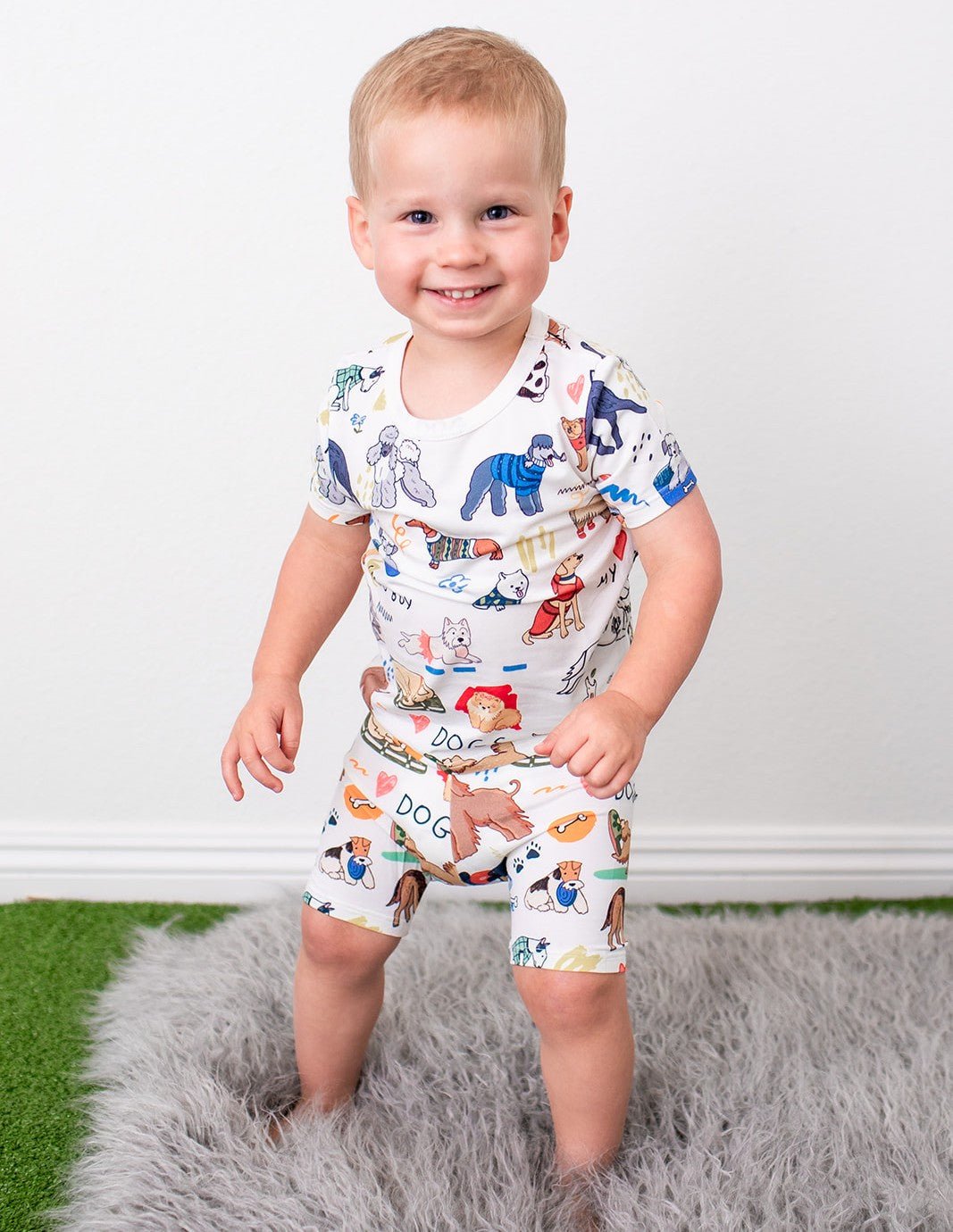 Bestaroo - Puppy Pals White Shorts PJs