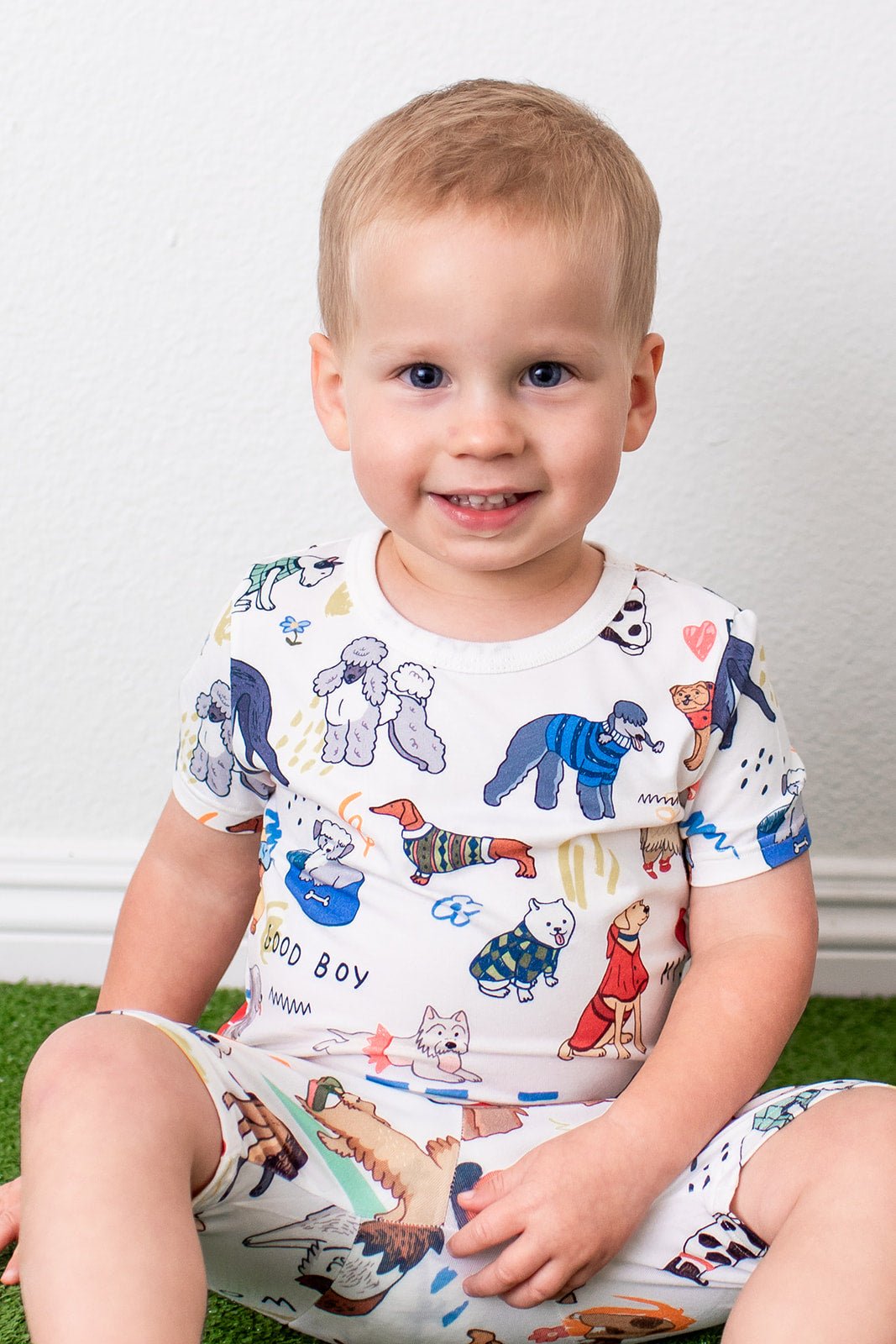 Bestaroo - Puppy Pals White Shorts PJs