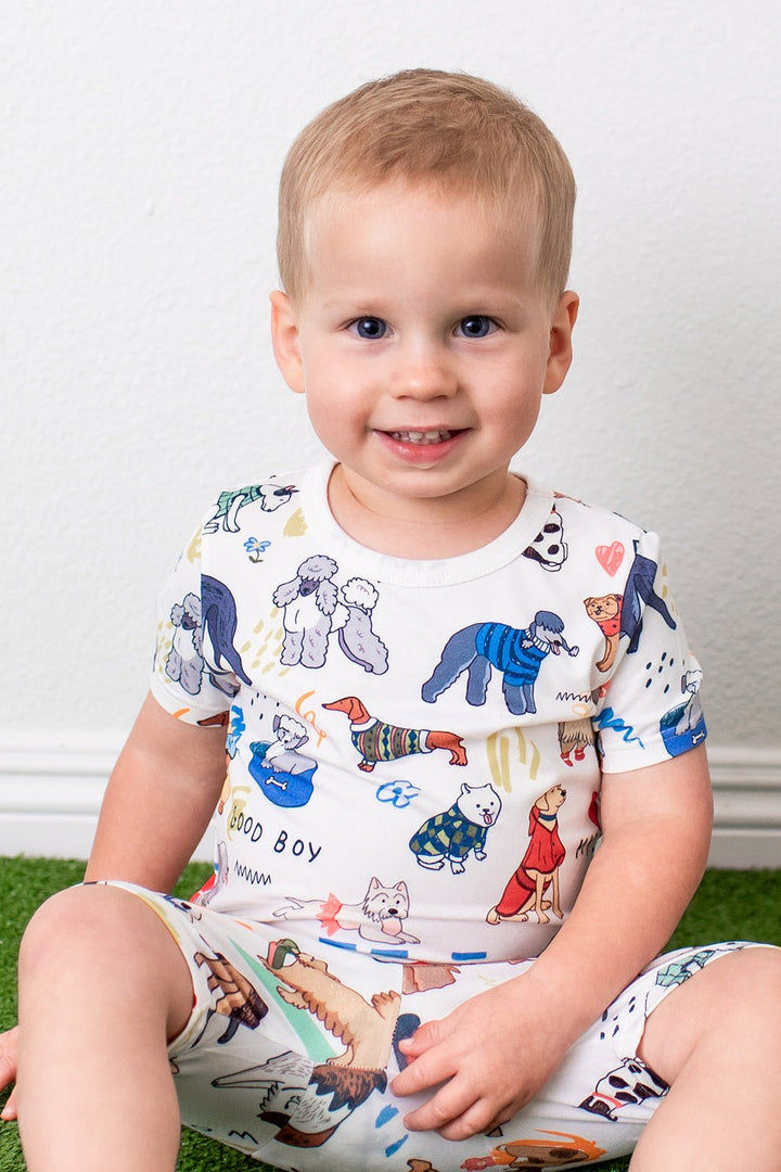 Bestaroo - Puppy Pals White Shorts PJs