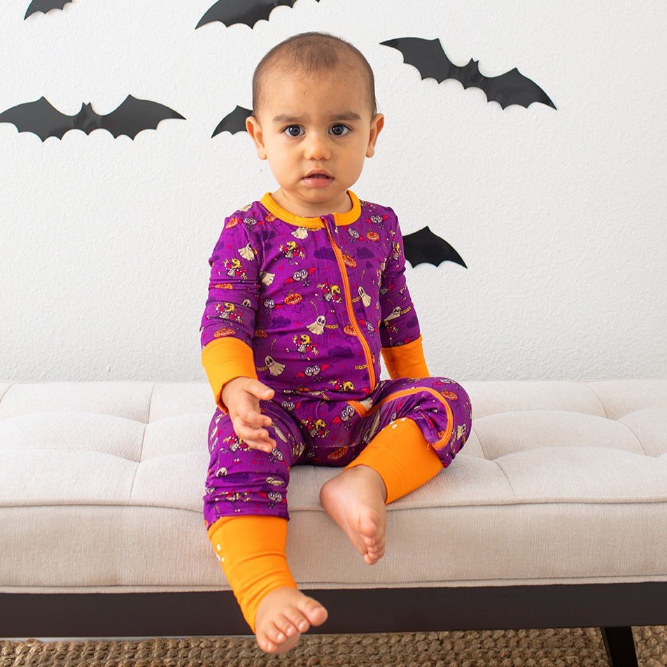 Bestaroo - Bamboo - Purple Boo Crew Convertible Coverall