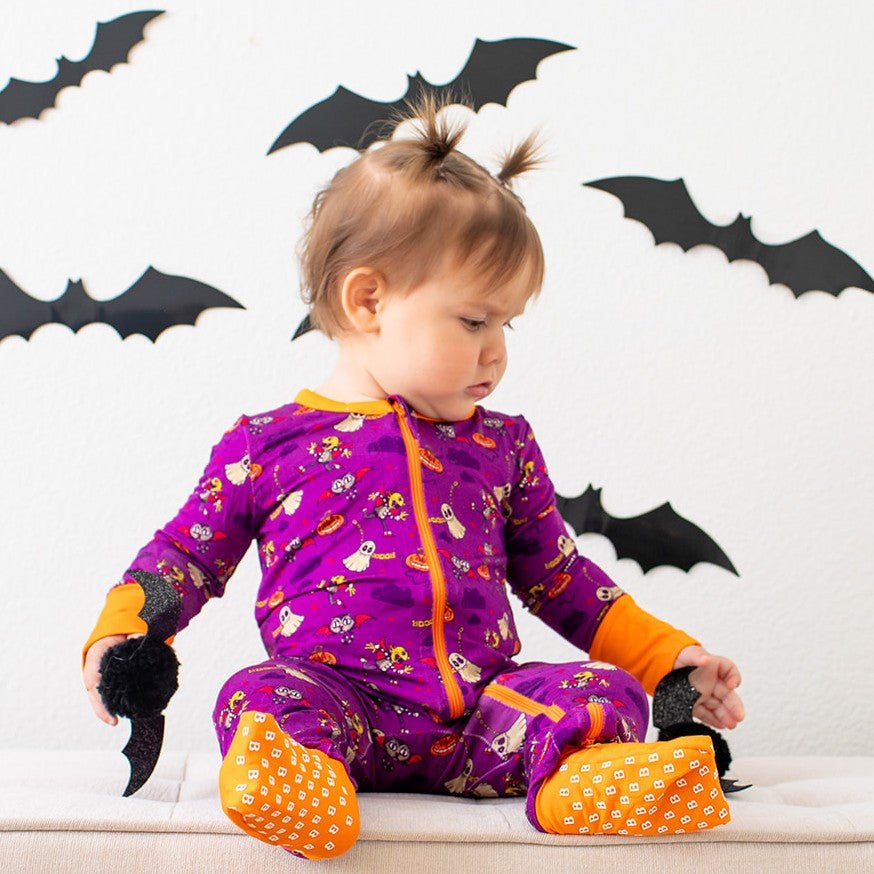 Bestaroo - Bamboo - Purple Boo Crew Convertible Coverall