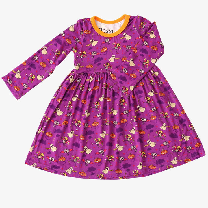 Bestaroo - Bamboo - Purple Boo Crew Dress