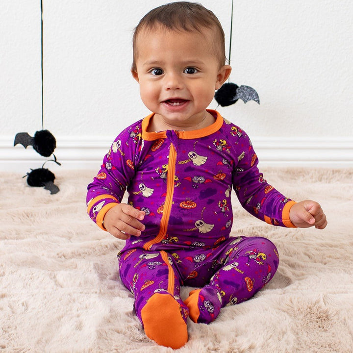 Bestaroo - Bamboo - Purple Boo Crew Footie