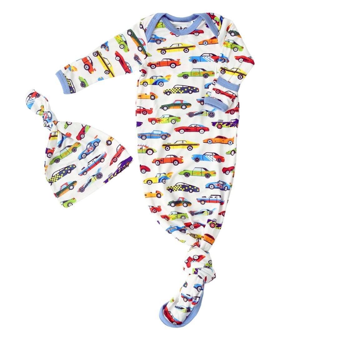 Bestaroo - Bamboo - Racing Cars Gown & Hat