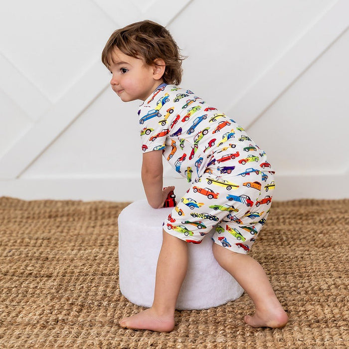 Bestaroo - Bamboo - Racing Cars Shorts PJs