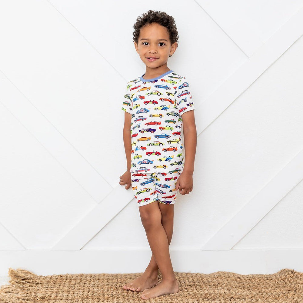 Bestaroo - Bamboo - Racing Cars Shorts PJs