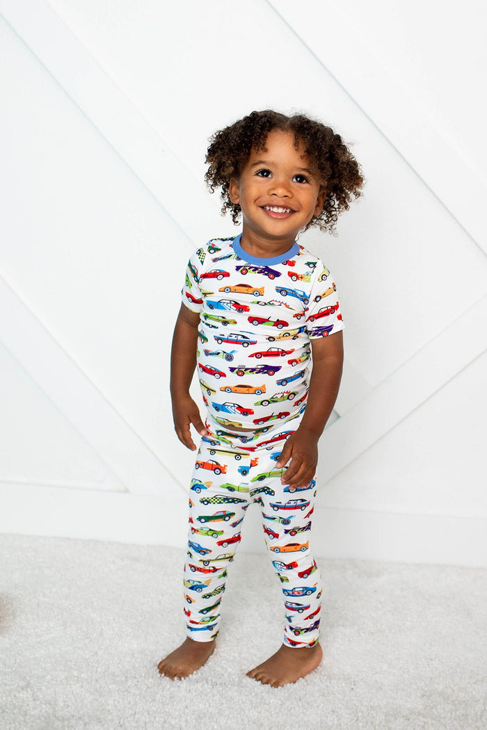 Bestaroo - Bamboo - Racing Cars S/S Pajama