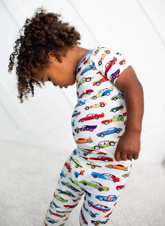 Bestaroo - Bamboo - Racing Cars S/S Pajama