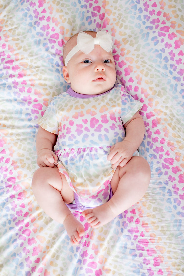 Bestaroo - Rainbow Leopard Bodysuit Dress