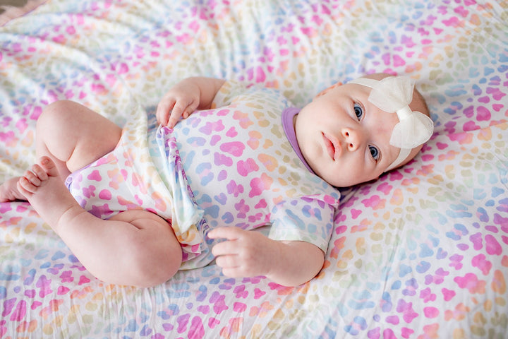 Bestaroo - Rainbow Leopard Bodysuit Dress