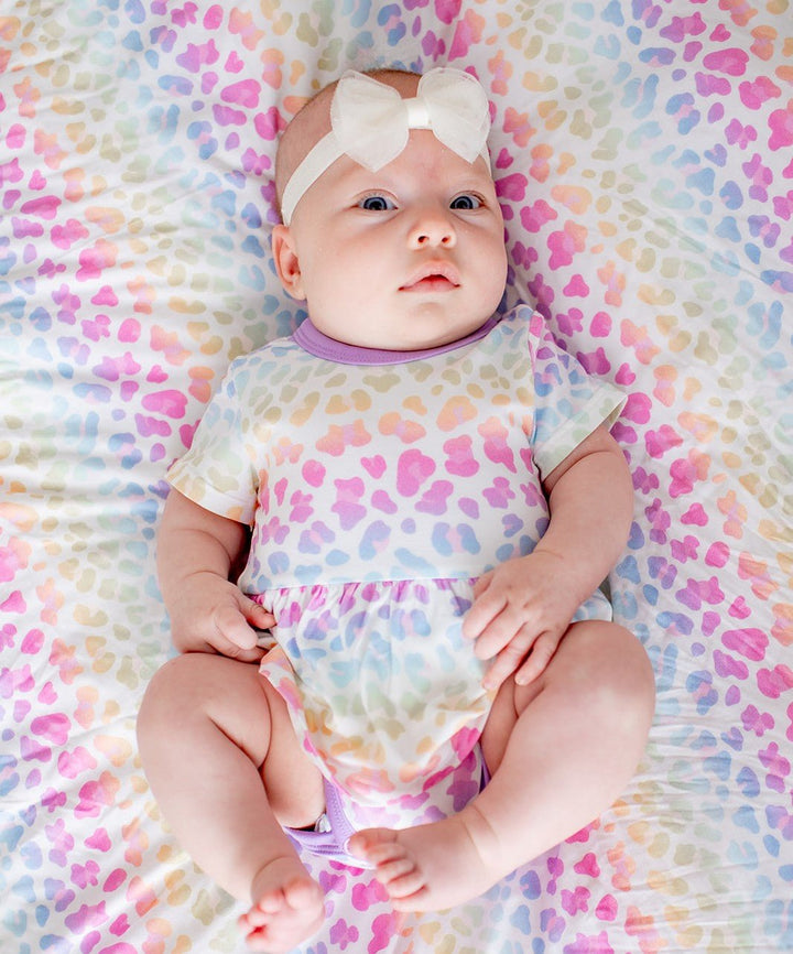 Bestaroo - Rainbow Leopard Bodysuit Dress