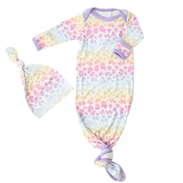Bestaroo - Rainbow Leopard Gown & Hat