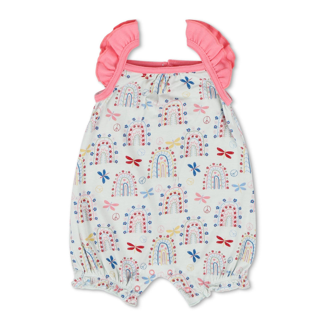 Bestaroo - Bamboo - Rainbow Love Romper