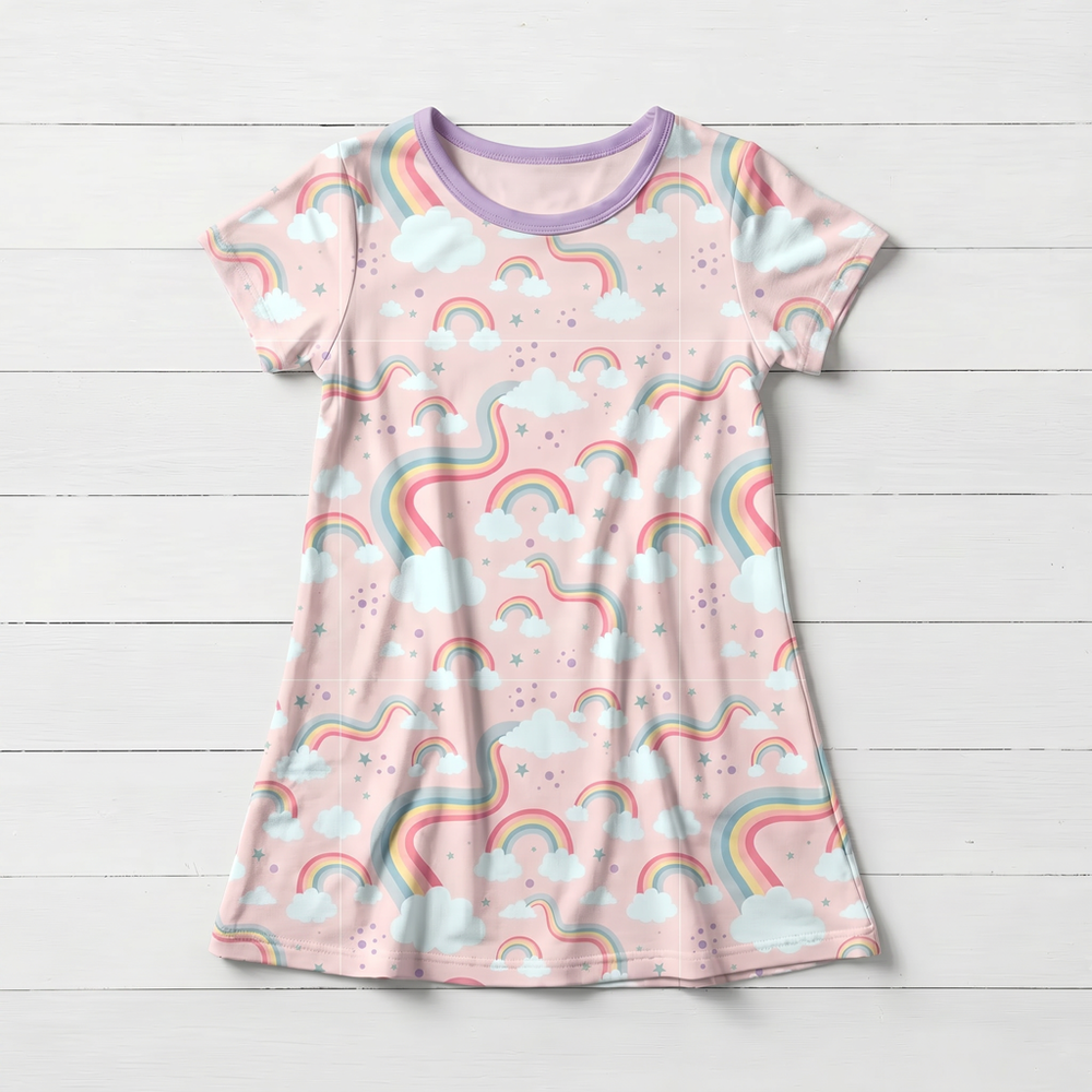 Bestaroo - Bamboo - Rainbow Wishes A-Line Dress