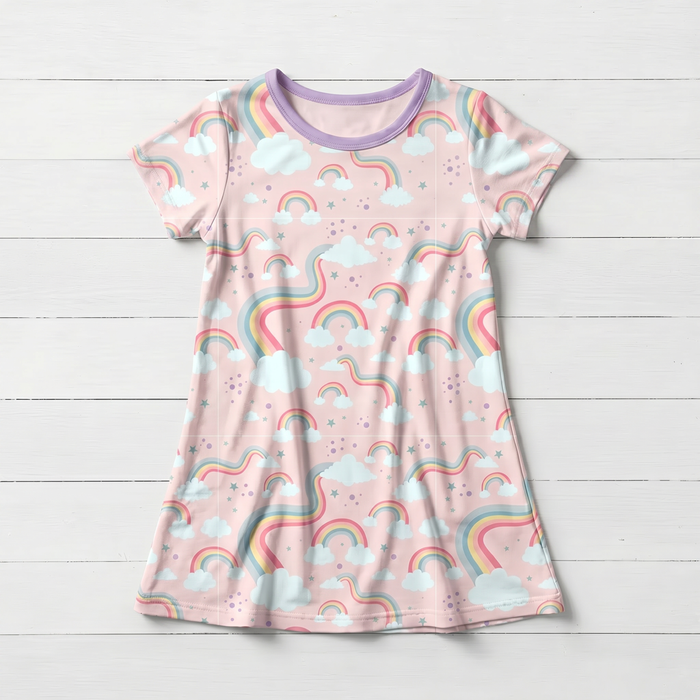 Rainbow Wishes A-Line Dress - Bestaroo