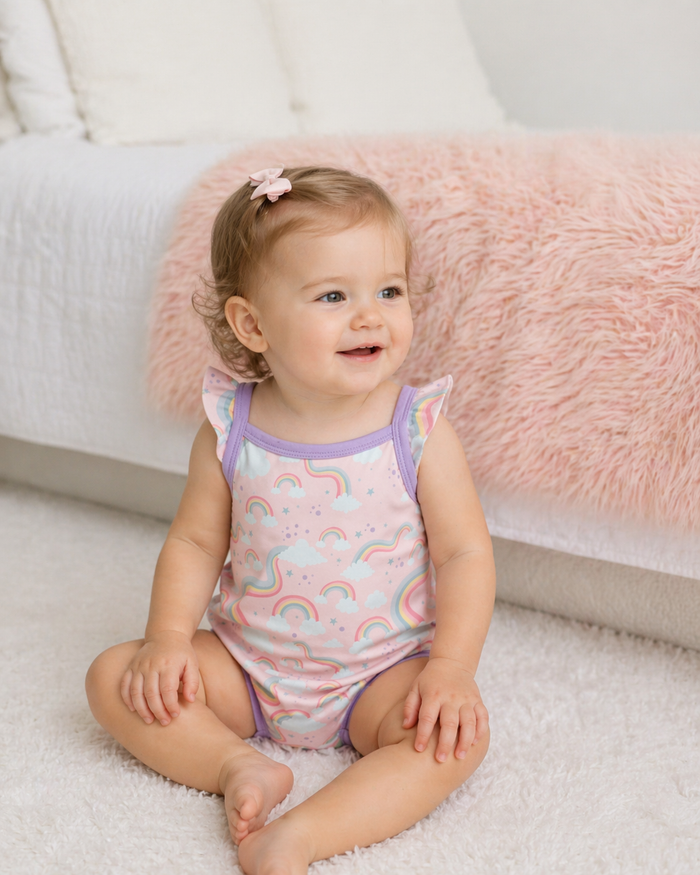 Rainbow Wishes Bubble Romper - Bestaroo