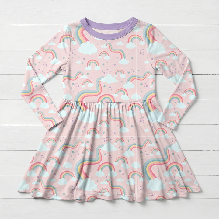 Rainbow Wishes L/S Dress