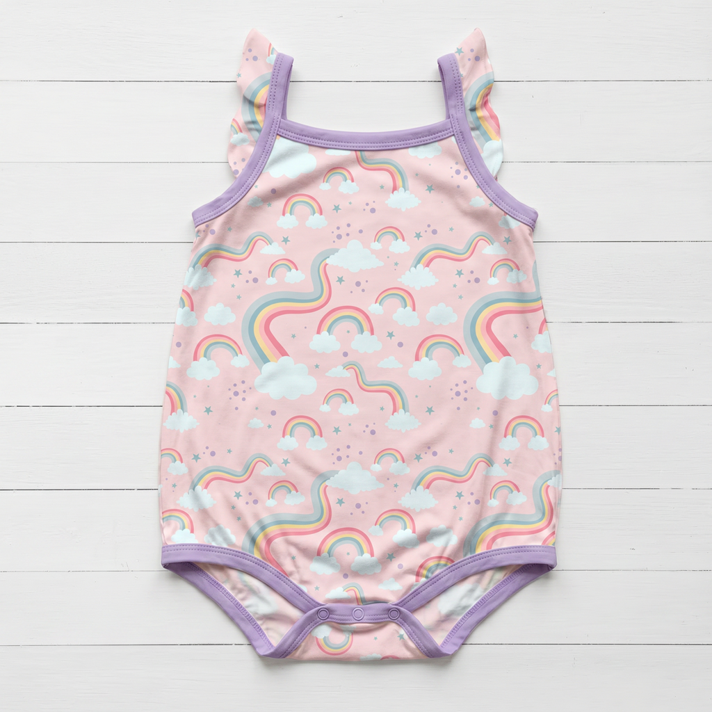 Rainbow Wishes Bubble Romper