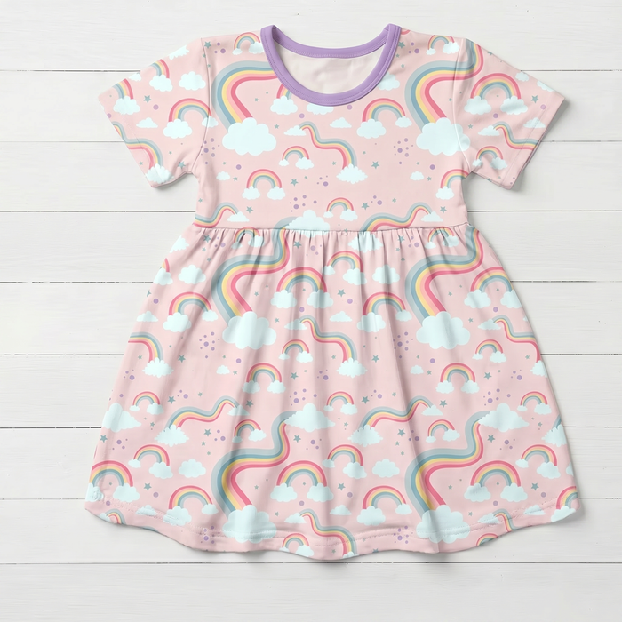 Rainbow Wishes S/S Dress - Bestaroo