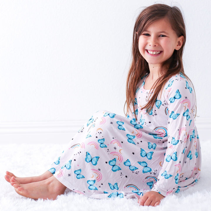 Bestaroo - Bamboo - Retro Butterflies Dress