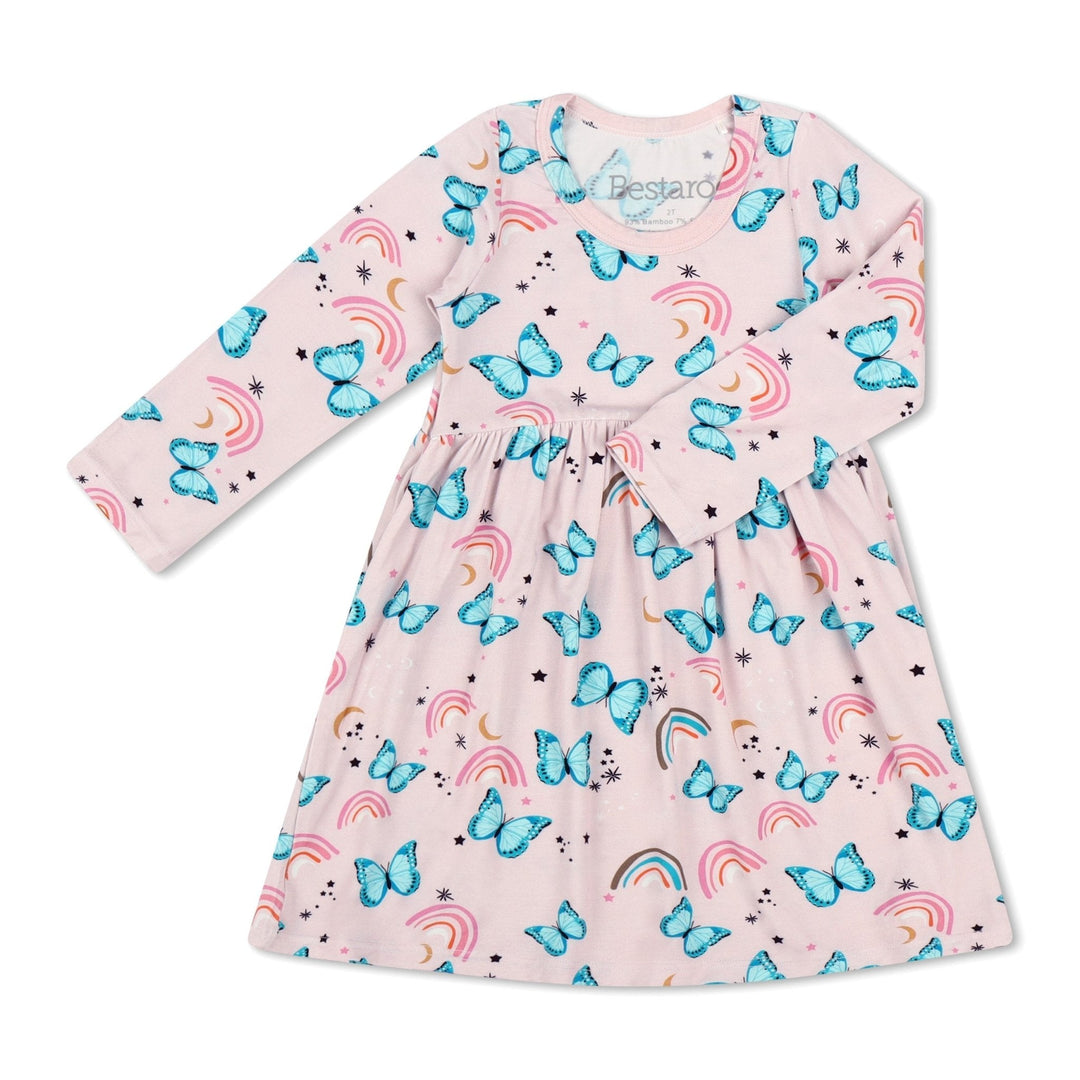 Bestaroo - Bamboo - Retro Butterflies Dress