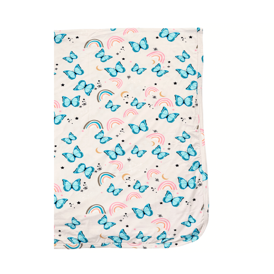 Bestaroo - Bamboo - Retro Butterflies Swaddle