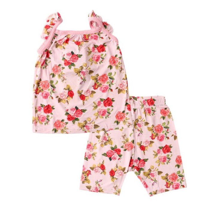 Bestaroo - Rosebud Babe Flutter Tank & Shorts