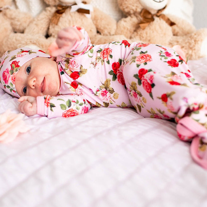 Bestaroo - Bamboo - Rosebud Babe Gown & Hat