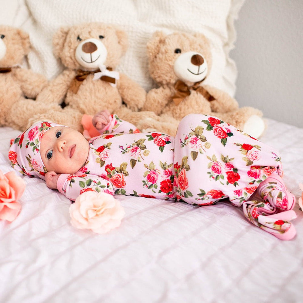 Bestaroo - Bamboo - Rosebud Babe Gown & Hat