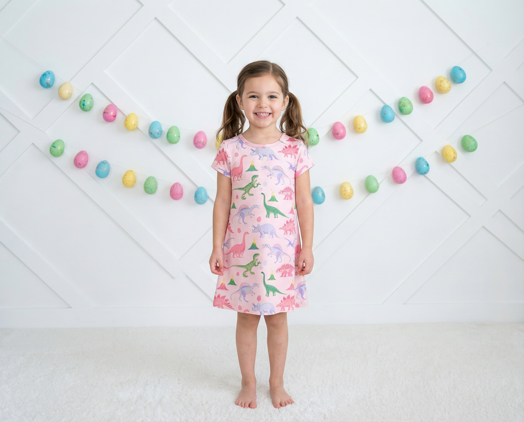 Bestaroo - Bamboo - Rosy Rex A-Line Dress