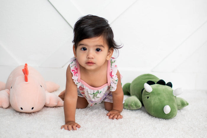 Bestaroo - Bamboo - Rosy Rex Bubble Romper