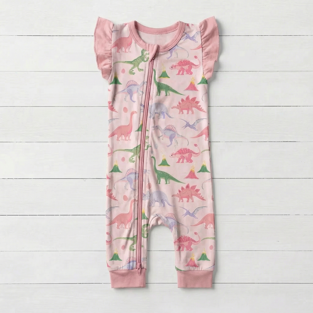 Bestaroo - Bamboo - Rosy Rex Romper