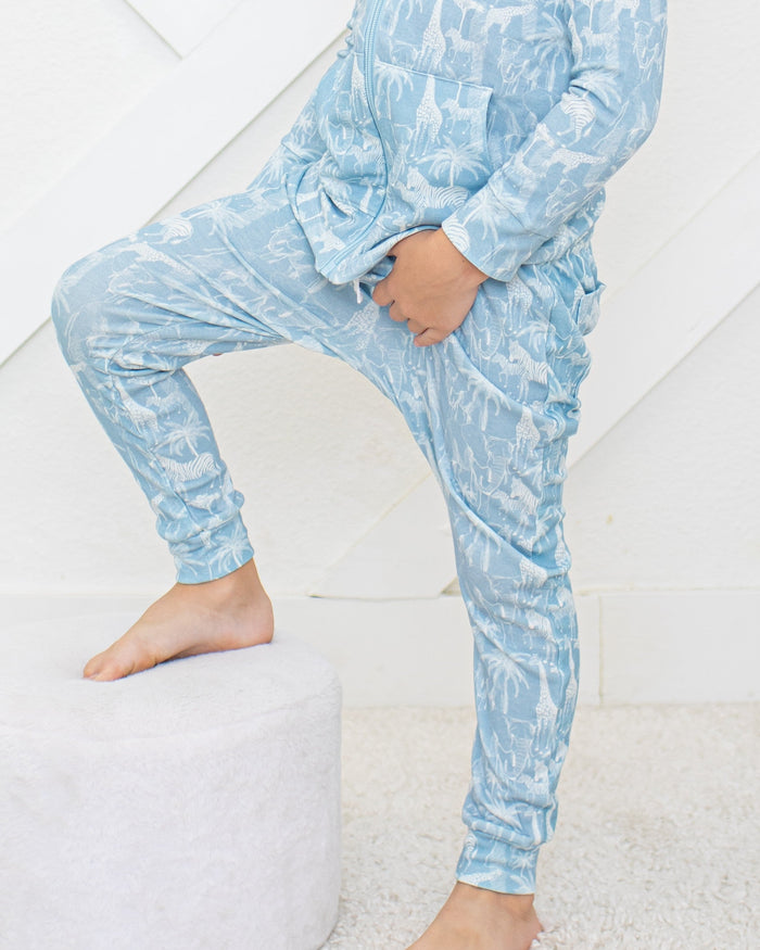 Bestaroo - Bamboo - Savanna Blue Relaxed Fit Jogger