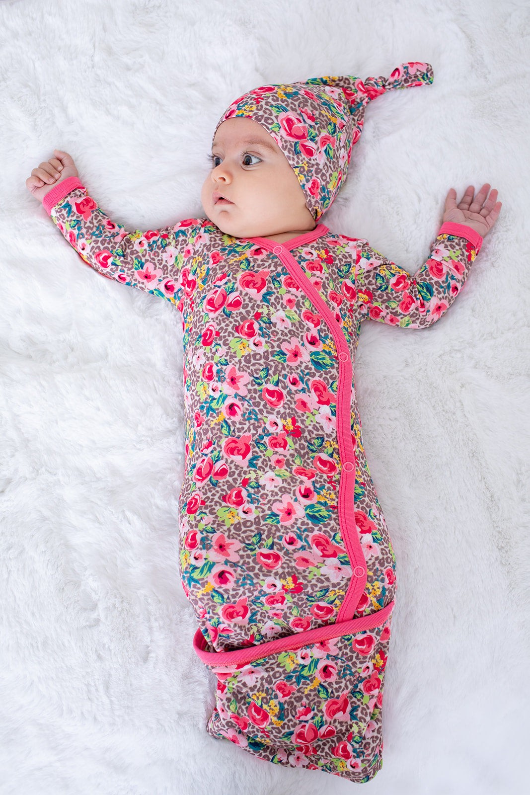 Bestaroo - Bamboo - Savannna Rose Gown &amp; Hat